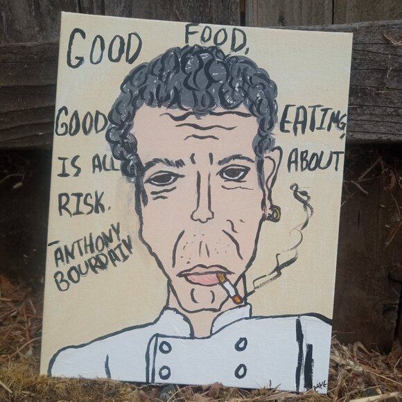 Anthony Bourdain Portrait Painting - Picture 10 of 16